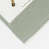 Cartoon Horse Briet Fleece Blanket Deken (Hoek)