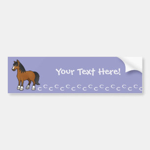 Cartoon Horse Bumpersticker