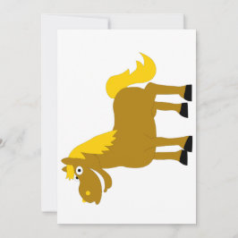 Cartoon Horse Kaart