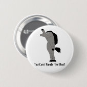 Cartoon Horse Lawyer Ronde Button 5,7 Cm (Voorkant /achterkant)