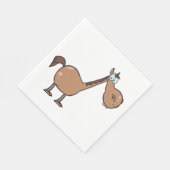 Cartoon Horse Paper Napkins Servet (Hoek)