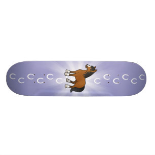 Cartoon Horse Persoonlijk Skateboard