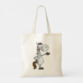 Cartoon Horse Tote Bag (Achterkant)