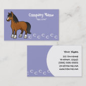 Cartoon Horse Visitekaartje (Voorkant / Achterkant)