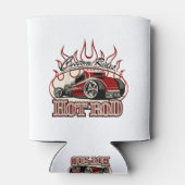 Cartoon hot rod blikjeskoeler (Achterkant)