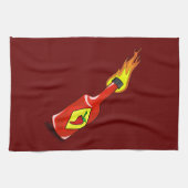 Cartoon Hot Sauce Theedoek (Horizontaal)