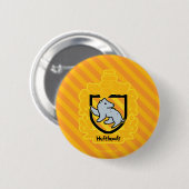 Cartoon Hufflepuff Crest Ronde Button 5,7 Cm (Voorkant /achterkant)