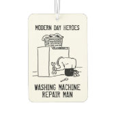 Cartoon huistechnici luchtverfrisser (Achterkant)