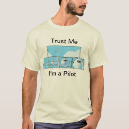 Cartoon Humor luchtvaart T-shirt