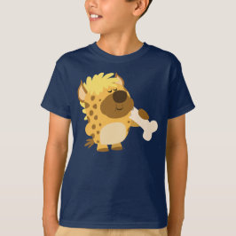 Cartoon Hyena Crushing a Bone Children T-Shirt