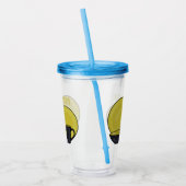 Cartoon illustratie tableware instellen acryl drinkbeker (Links)