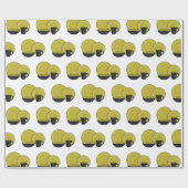 Cartoon illustratie tableware instellen cadeaupapier (Vlak)