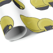 Cartoon illustratie tableware instellen cadeaupapier (Rol Hoek)