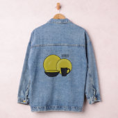Cartoon illustratie tableware instellen denim jacket (Hangar)
