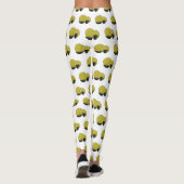 Cartoon illustratie tableware instellen leggings (Achterkant)