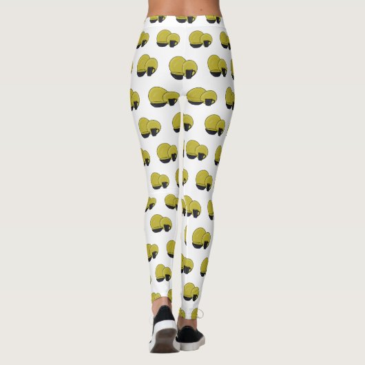 Cartoon illustratie tableware instellen leggings (Achterkant)
