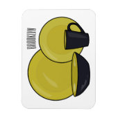 Cartoon illustratie tableware instellen magneet (Verticaal)