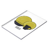 Cartoon illustratie tableware instellen notitieboek (Linkerzijde)