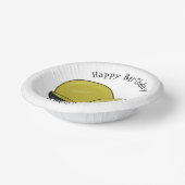 Cartoon illustratie tableware instellen papieren kommen (Gebogen)