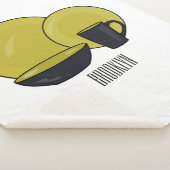 Cartoon illustratie tableware instellen sherpa deken (3/4)