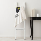 Cartoon illustratie tableware instellen sherpa deken (In situ)