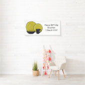 Cartoon illustratie tableware instellen spandoek (Insitu)