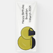 Cartoon illustratie tableware instellen spandoek (Verticaal)