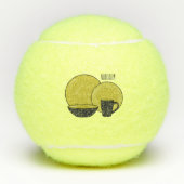 Cartoon illustratie tableware instellen tennisballen (Voorkant)
