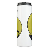 Cartoon illustratie tableware instellen thermosbeker (Achterkant)