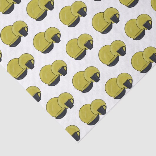 Cartoon illustratie tableware instellen tissuepapier (Detail)