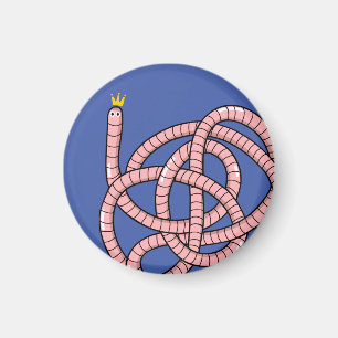 Cartoon in kroon magneet