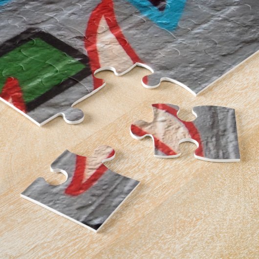 cartoon inbreker legpuzzel (Zijkant)