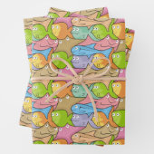 Cartoon Inpakpapier Vel (In situ)