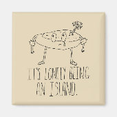 Cartoon Island Magneet (Voorkant)