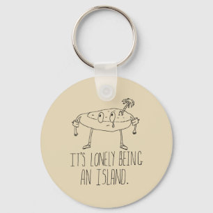 Cartoon Island Sleutelhanger