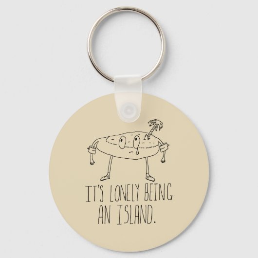 Cartoon Island Sleutelhanger (Voorkant)
