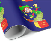 Cartoon Jack in de doos kussen Cadeaupapier (Rol Hoek)