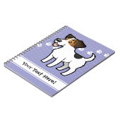 Cartoon Jack Russell Terrier Notitieboek (Linkerzijde)