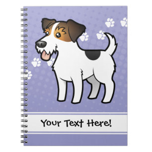 Cartoon Jack Russell Terrier Notitieboek