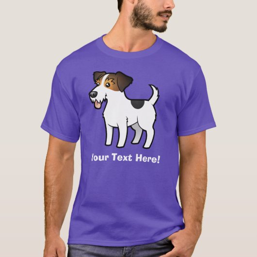 Cartoon Jack Russell Terrier T-shirt (Voorkant)