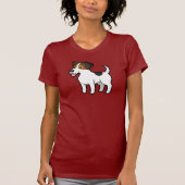 Cartoon Jack Russell Terrier T-shirt (Voorkant)