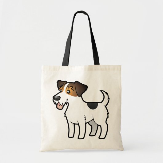 Cartoon Jack Russell Terrier Tote Bag (Voorkant)