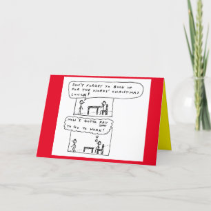 Cartoon Joke Feestdagen Kaart