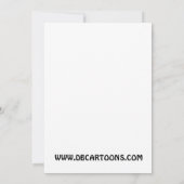 Cartoon Kaart (Achterkant)