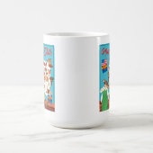 Cartoon Kaart van Arizona Koffiemok (Center)