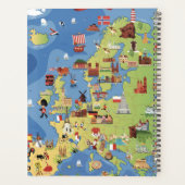 Cartoon Kaart van Europa Planner (Achterkant)