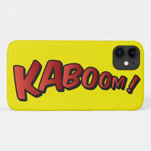 Cartoon Kaboom! Splat Case-Mate iPhone Case (Achterkant (horizontaal))