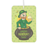 Cartoon kabouter in een gouden pot met een pint luchtverfrisser (Voorkant)