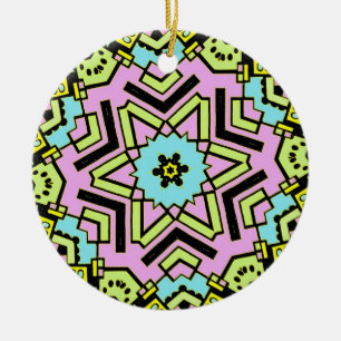 Cartoon Kaleidoscoop 01 Keramisch Ornament
