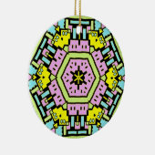 Cartoon Kaleidoscoop 01 Keramisch Ornament (Rechts)